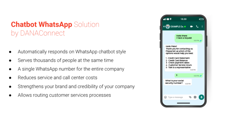 Automated information and document self-service via Whatsapp