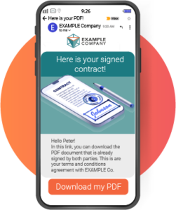 Digitally Issued Service Contract
