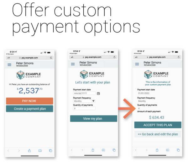 offer custom payment options for improving Renewals in Insurance