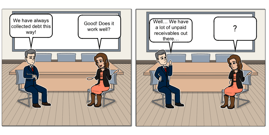 traditional debt collection versus digital collection strategies