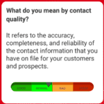 what do you mean by contact quality - danaconnect