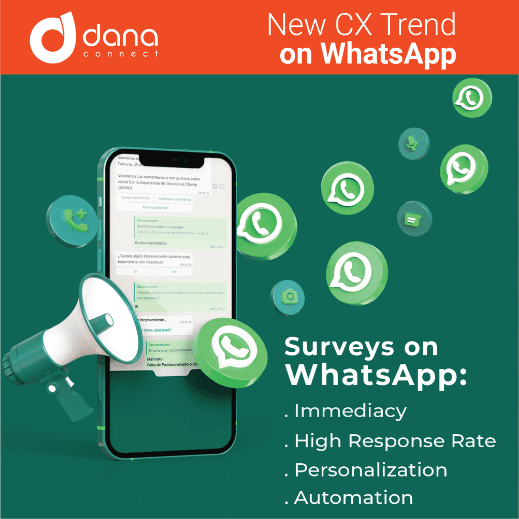 Satisfaction surveys on WhatsApp